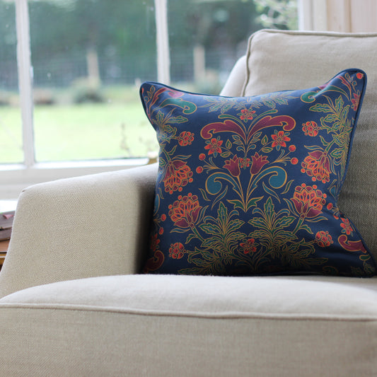 Maximalist Cushion - Navy