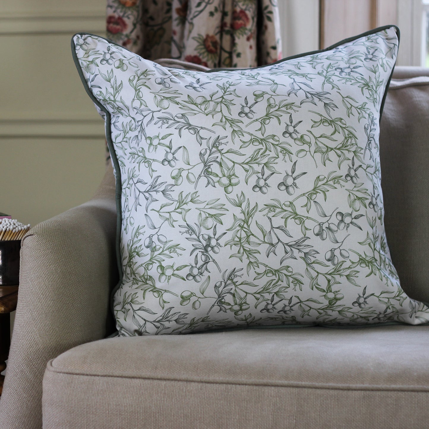 Botanical Cushion - Linen