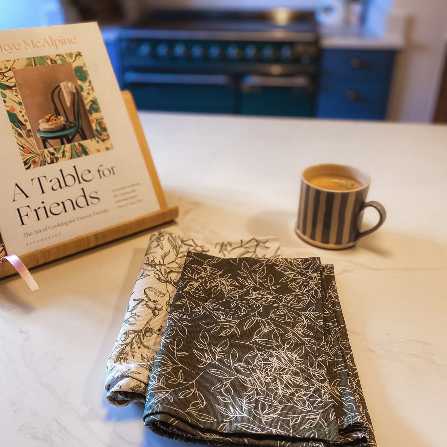 Botanical Tea Towel - Linen